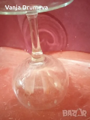 стъклен сервиз за коктейли или шампанско винтидж стил -неизползван подходящ за предстоящите празници, снимка 7 - Сервизи - 33251140