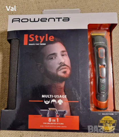 Нова машинка за постригване ROWENTA TN9400F4 , 8-in-1 с гаранция, снимка 5 - Машинки за подстригване - 50407547