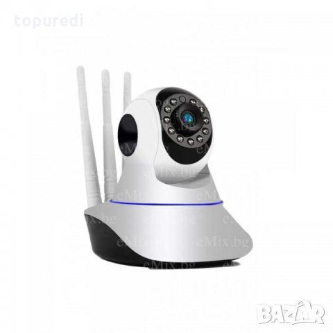 БЕЗЖИЧНА IP КАМЕРА ЗА ВИДЕОНАБЛЮДЕНИЕ С ТРИ АНТЕНИ, снимка 6 - IP камери - 34630340