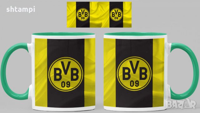 Чаша Борусия Дортмунд Borussia Dortmund Керамична, снимка 3 - Фен артикули - 34783801
