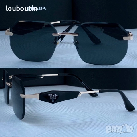 Дамски слънчеви очила осмоъгълни мъжки унисекс 2 цвята черни златни