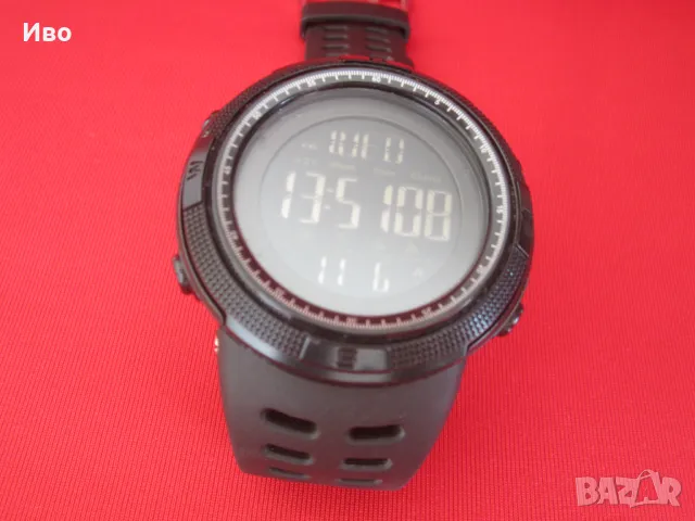 Часовник SKMEI 1251 водоустойчив, множество функции, черен, снимка 2 - Мъжки - 47863206