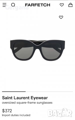 слънчеви очила Saint Laurent, снимка 3 - Слънчеви и диоптрични очила - 40114057