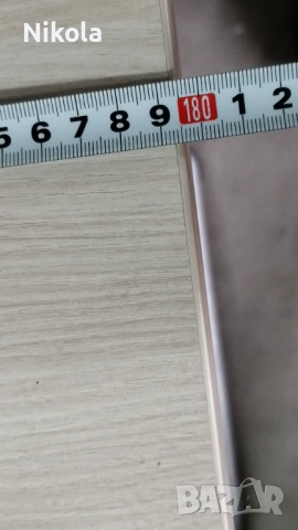 Бюро голямо - офис маса с метални крака 180/68,5/73,5см, снимка 5 - Работни маси и бюра - 52102443