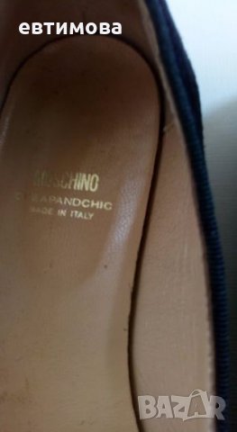 Обувки Moschino, размер 38, черни, снимка 5 - Дамски елегантни обувки - 33680106