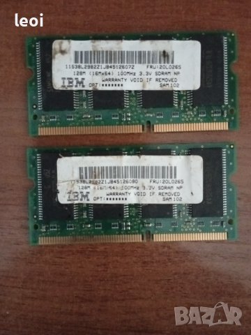 RAM памети за лаптоп SODIMM: SDRAM, DDR1, DDR2, DDR3, снимка 1
