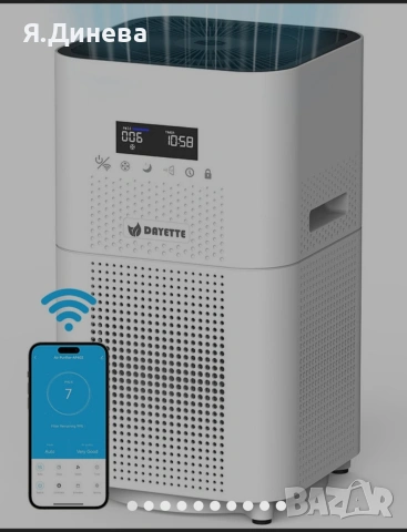 Пречиствател за въздух Dayette, снимка 3 - Овлажнители и пречистватели за въздух - 53445007