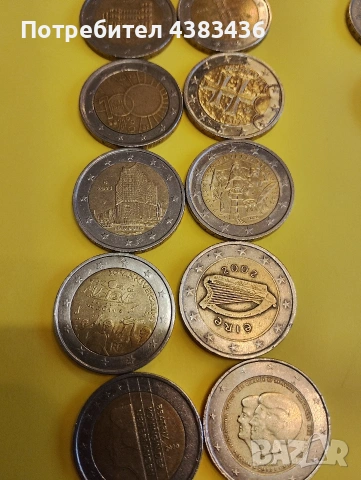 монети от 2 евро, снимка 2 - Нумизматика и бонистика - 53568581