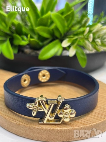 гривна от естествена кожа louis vuitton fendi prada , снимка 11 - Гривни - 52907656