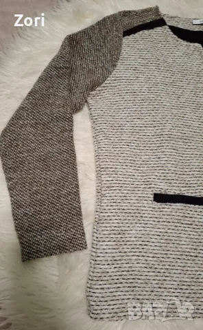 РАЗКОШНО сако със златиста нишка в тъканта ХЛ/2ХЛ размер , снимка 4 - Сака - 47728399