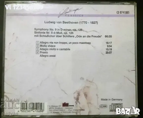 СД - Ludwig van BEETHOVEN 'Symphony No 9´ - CD, снимка 4 - CD дискове - 52106867