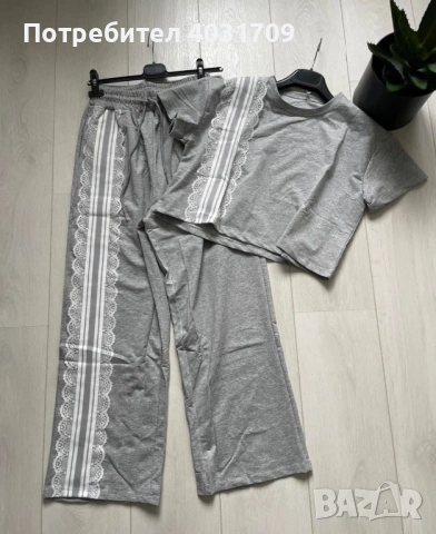 Дамски екип с дантела , снимка 2 - Спортни екипи - 53426892