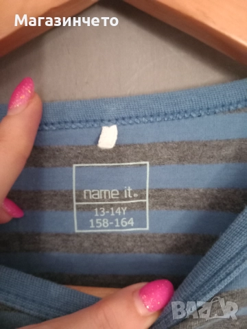 Блуза с дълъг ръкав NAME IT, размер 158, снимка 4 - Детски Блузи и туники - 52463198