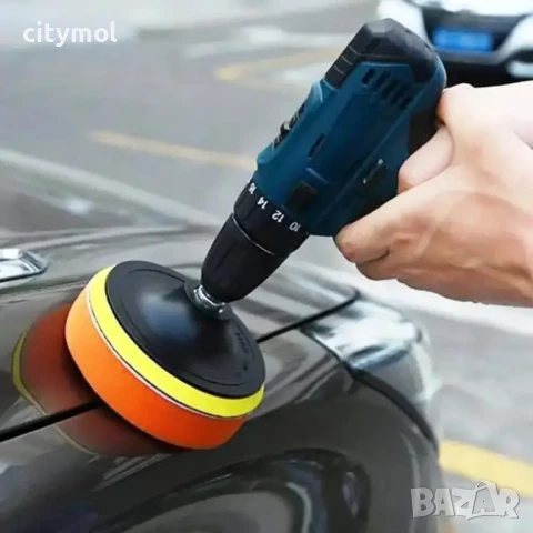 Комплект от 6 инструмента за полиране на автомобили, снимка 5 - Аксесоари и консумативи - 50909444