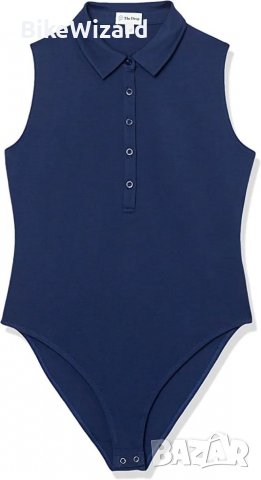 The Drop Rya Short-Sleeve боди без ръкави синьо размер XL НОВО