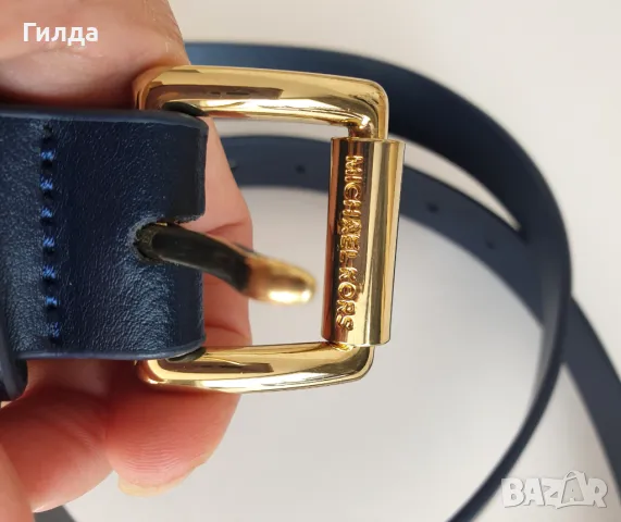 Michael Kors колан от естествена кожа L наличен, снимка 2 - Колани - 47360201