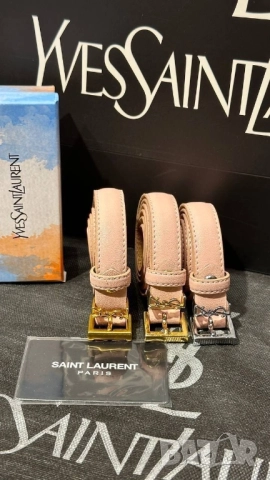 колани от естествена кожа в кутия ysl saint laurent , снимка 3 - Колани - 52023486