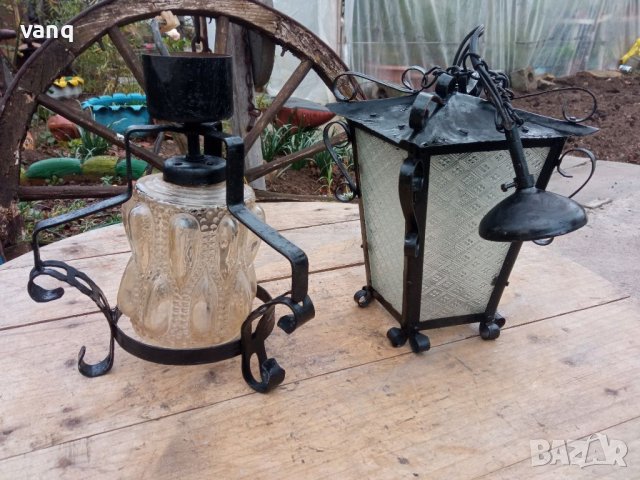 Стари весящи фенери, снимка 2 - Външни лампи - 38911424