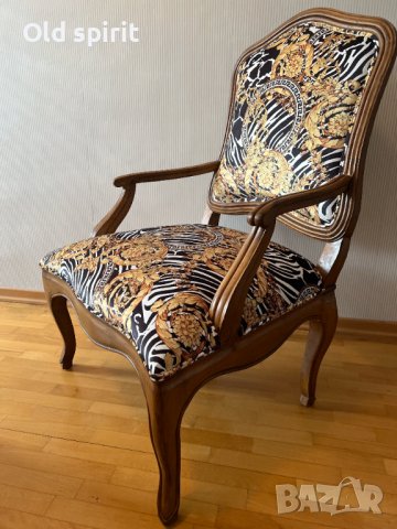 Антикварно кресло в стил NEO BAROQUE, снимка 4 - Антикварни и старинни предмети - 43355995