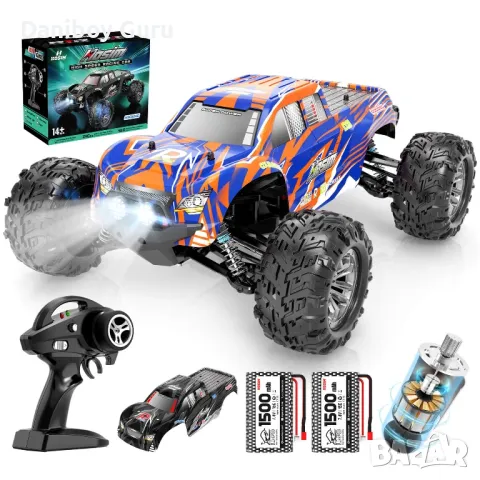 RC Високоскоростна 1:10 Hosim RC Monster Truck 48+ KMH 4X4 Off-Road RC 
