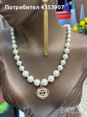 LOUIS VUITTON колие с перли, снимка 4 - Колиета, медальони, синджири - 53368307