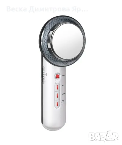 Ултразвуков масажор за лице и тяло с LED микроелектрически EMS масаж, снимка 5 - Други - 47597429