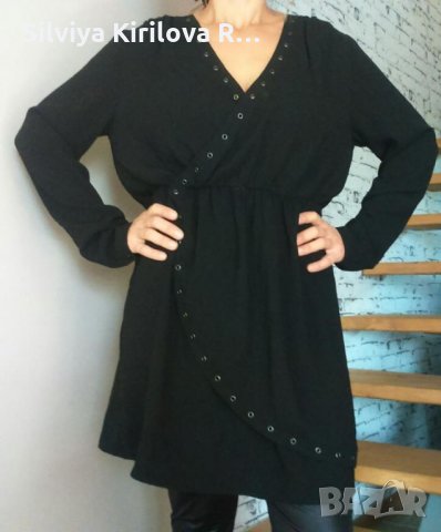 ЧЕРВЕНА и черна ТУНИКА РОКЛЯ ПИМКИ, снимка 4 - Туники - 24422715