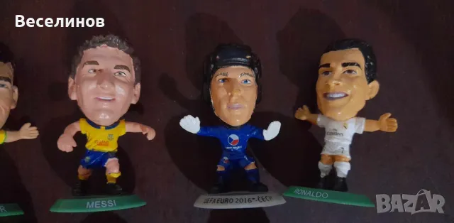 Лот звезди SockerStarz фигурки Меси x 2, Роналдо и други, снимка 3 - Фигурки - 48363358