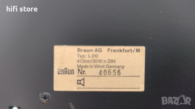 Braun L310, снимка 8 - Тонколони - 40386596