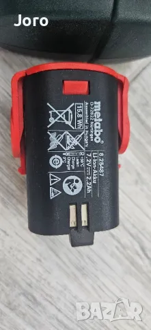 чисто нови зарядно и батерии metabo d-72622, снимка 3 - Винтоверти - 48315417