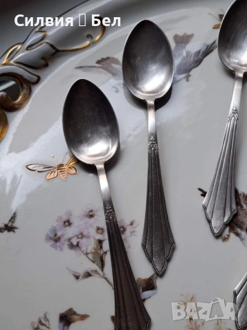 Посребрени чаени лъжички WMF , снимка 7 - Прибори за хранене, готвене и сервиране - 51863560