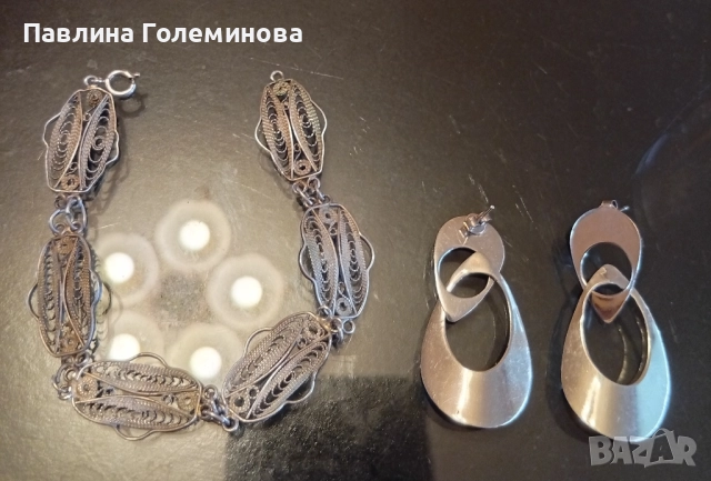 сребърни бижута , снимка 18 - Колиета, медальони, синджири - 51763673