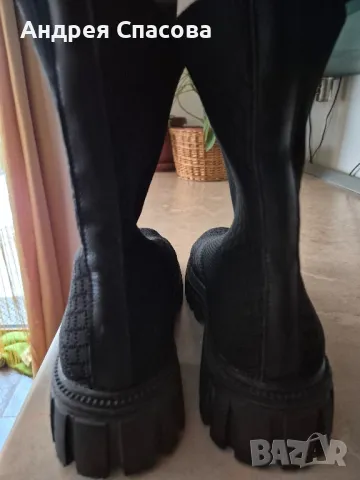 Боти тип чорап н.39, снимка 2 - Дамски боти - 48652704