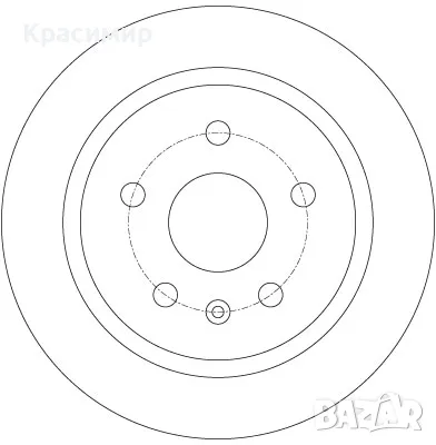 Спирачен диск ЗАДЕН , снимка 4 - Части - 49660014