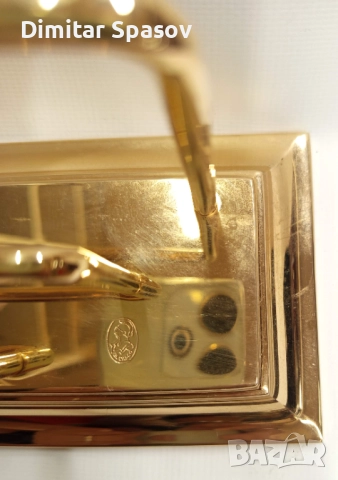 El Casco Поставка за Писма с покритие от 23 KT Gold Злато, снимка 9 - Други ценни предмети - 52897519