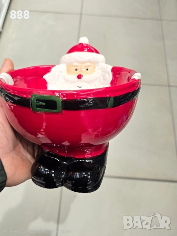 купички Дядо Коледа , снимка 2 - Чаши - 43274379