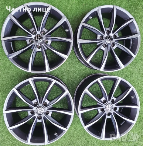 Продавам 4бр 18-ки джанти за Фолксваген Пасат, Тигуан, Туран, Голф 5,6,7,8 , снимка 1