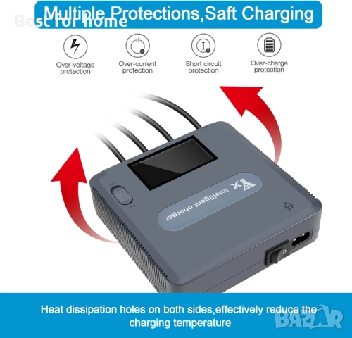   Мултифункционално зарядно устройство за DJI Mavic Air 2 / 2S , снимка 6 - Друга електроника - 52527430