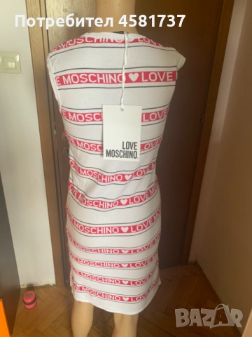 Рокля Love Moschino, нова с хартиен етикет, снимка 4 - Рокли - 51976693