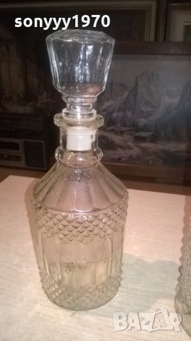 стъкленици с тапи за колекция коняк или уиски-2бр, снимка 10 - Антикварни и старинни предмети - 27501383