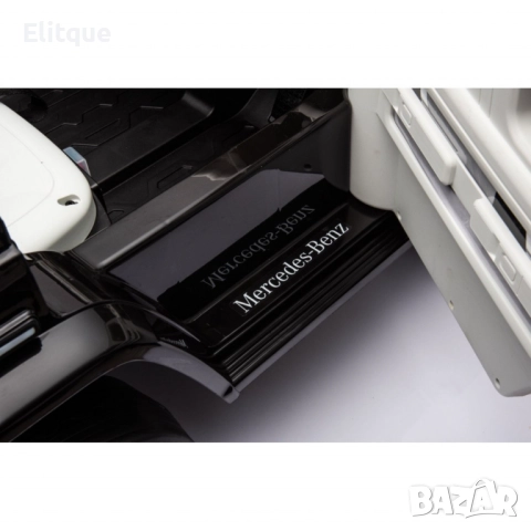 Акумулаторен джип Mercedes EQG Electric G-Class 12V с отварящи се врати меки гуми 4x4, снимка 18 - Коли, камиони, мотори, писти - 52778184