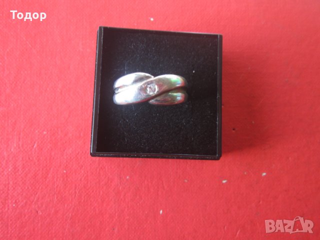 Сребърен пръстен с камък 925