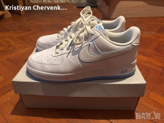 Air Force 1 ‘07 white/university blue, снимка 1