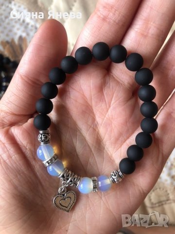 2 ръчнонаправени гривни с кристали, снимка 8 - Гривни - 37039665