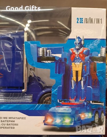 Детски камион Трансформърс със звук и светлини, снимка 3 - Коли, камиони, мотори, писти - 43467506