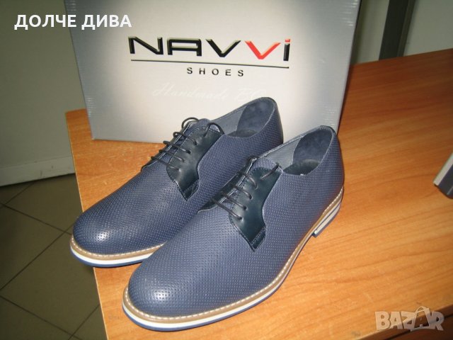 Мъжки обувки естествена кожа ,,Navvi,, м.3432-намаление, снимка 1
