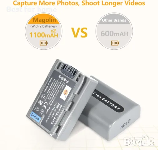  2 броя  акумулаторни литиево-йонни батерии DSTE, снимка 2 - Батерии, зарядни - 49920156