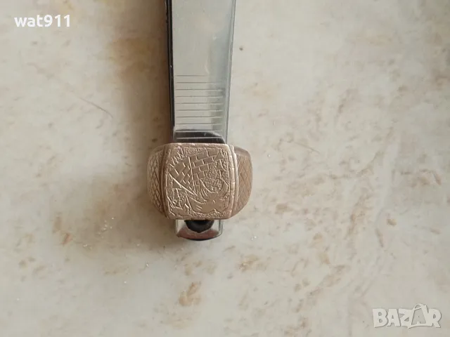 СТАР БРОНЗОВ ПРЪСТЕН, снимка 4 - Антикварни и старинни предмети - 49687981