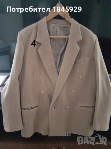  Мъжки сака от вълнен плат, снимка 7 - Сака - 26853473