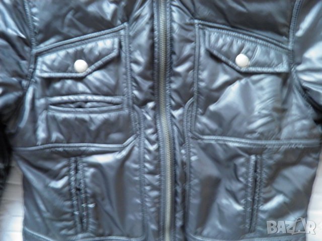 Miss Sixty оригинално дамско черно дълго яке М , снимка 5 - Якета - 27571132